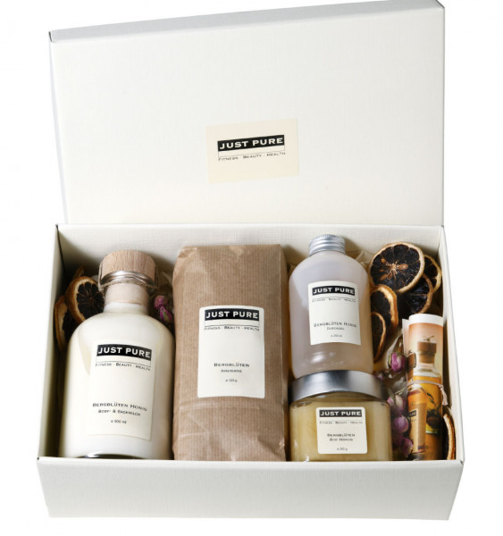 Geschenkbox Bergblüten Honig