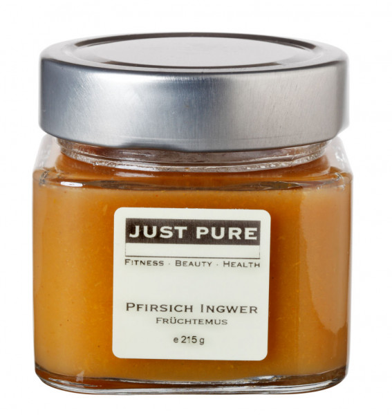 Pfirsich Ingwer Früchtemus
